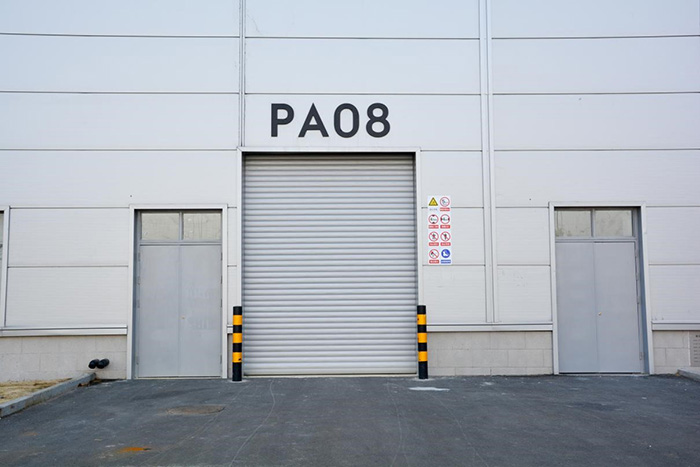 Puerta enrollable de acero resistente al viento Fastlink