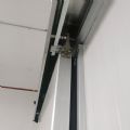 Puerta corredera metálica de una sola apertura para almacenamiento en frío - RAL9002-1